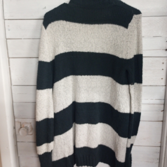 Roxy Women's Size XL Stripe Open Weave Knit Sweater Cardigan Size XL Fall Winter - Picture 7 of 13
